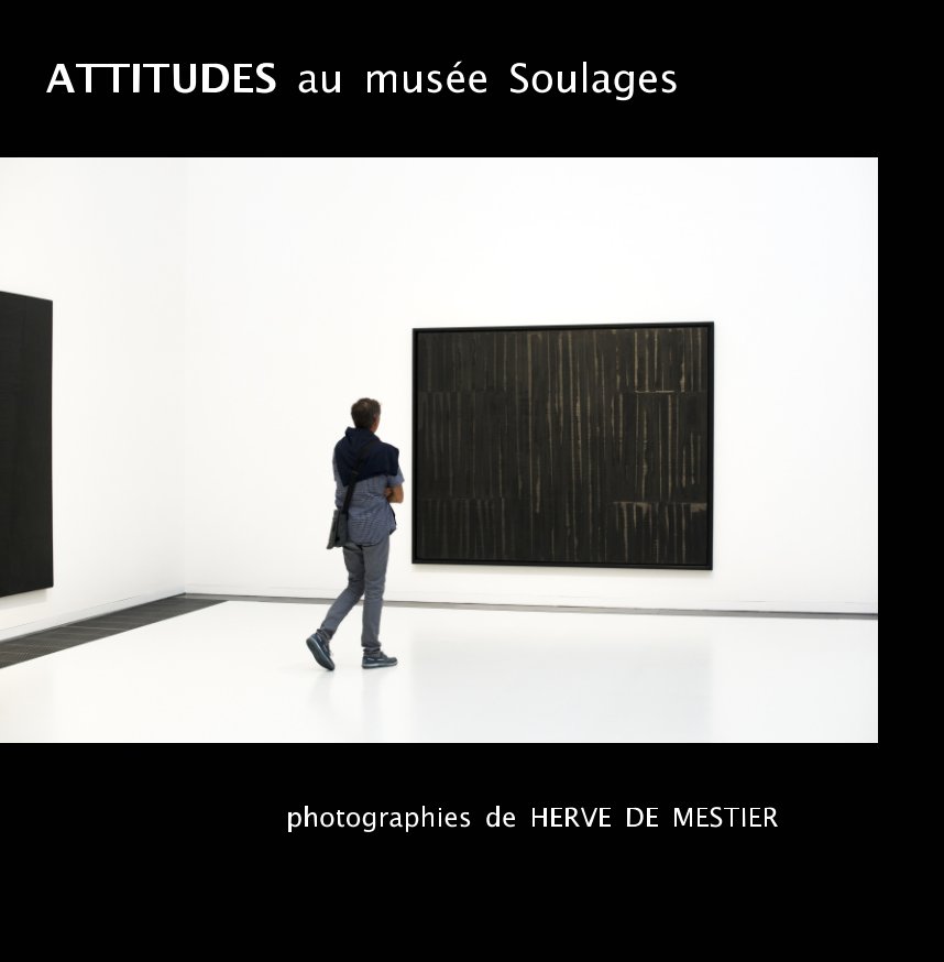 View attitudes au musée Soulages by hervé de mestier
