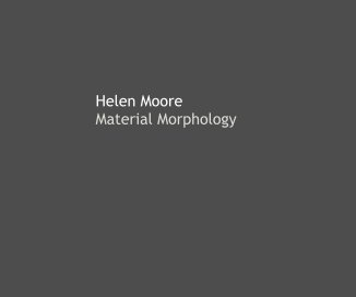 Helen Moore Material Morphology book cover