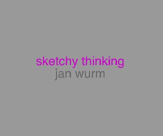sketchy thinking jan wurm book cover