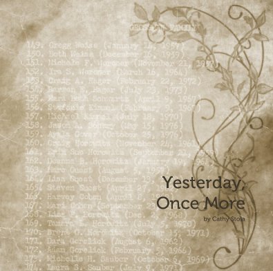 Yesterday, Once More book cover