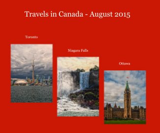 Travels in Canada - August 2015 book cover
