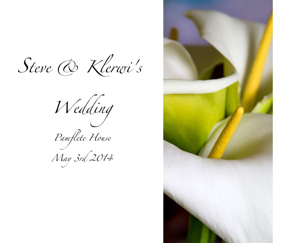 Ver Steve & Klerwi's Wedding Pamflete House May 3rd 2014 por weddingshot