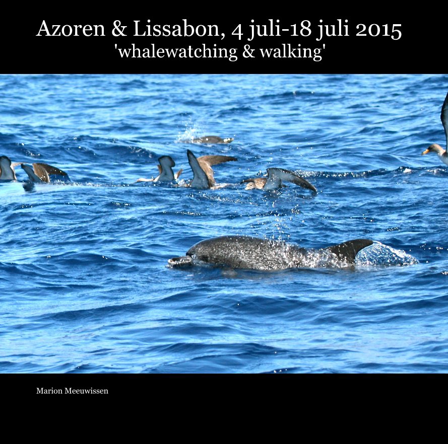 Bekijk Azoren & Lissabon, 4 juli-18 juli 2015 'whalewatching & walking' op Marion Meeuwissen