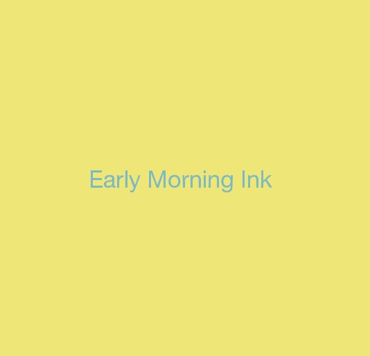 View Early Morning Ink by Gary Barten