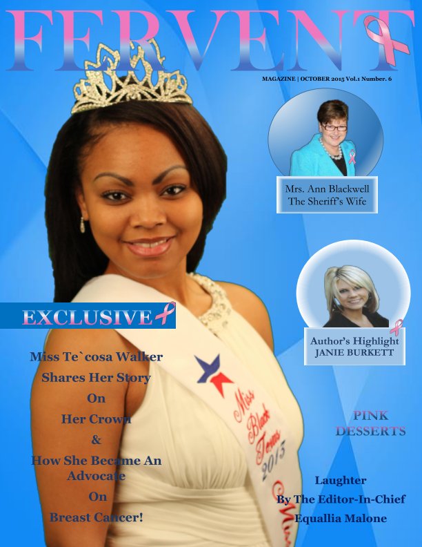 View Fervent Magazine October 2015 Edition by Equallia Malone