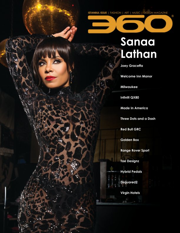 View Istanbul Issue - Sanaa Lathan by 360 Magazine