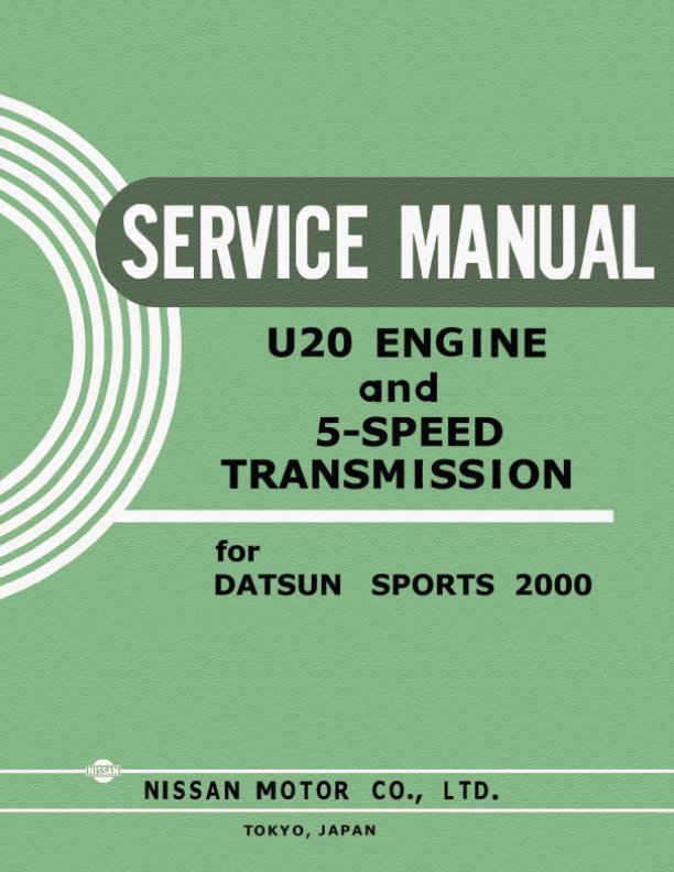 View Datsun Service Manual by Nissan Motors
