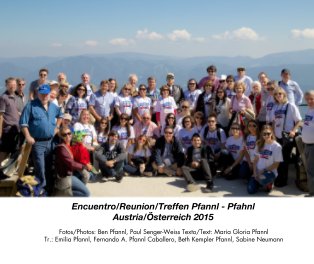 Encuentro/Reunion/Treffen Pfannl - Pfahnl  Austria/Österreich 2015 book cover