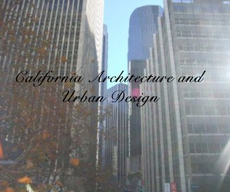 California Architecture and Urban Design book cover