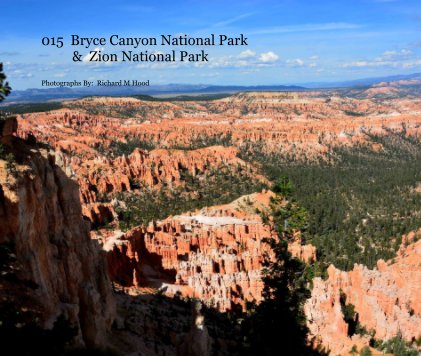015 Bryce Canyon National Park & Zion National Park Photographs By: Richard M Hood book cover