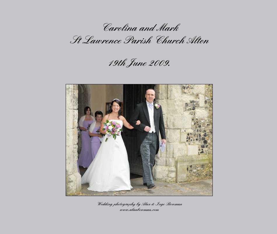 Ver Carolina and Mark St Lawrence Parish Church Alton por Wedding photography by Alan & Inge Bowman www.alanbowman.com
