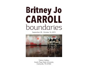 Britney Carroll: boundaries - softcover book cover