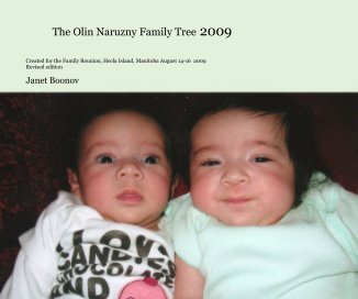 The Olin Naruzny Family Tree 2009 book cover