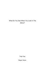 What Do You See When You Look In The Mirror? book cover