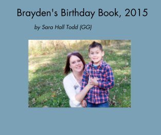 Brayden's Birthday Book, 2015 book cover
