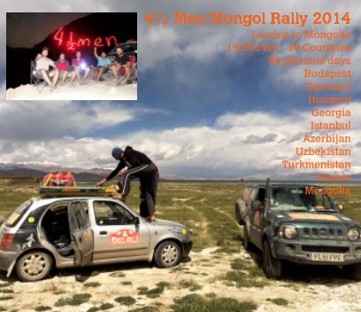 4½ Men Mongol Rally 2014 book cover