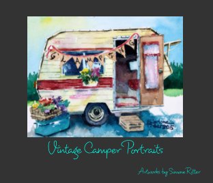 Vintage Camper Portraits book cover