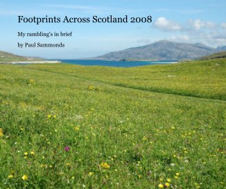 Footprints Across Scotland 2008 book cover
