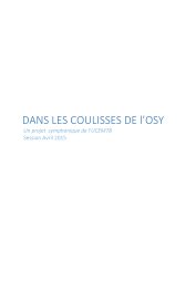 DANS LES COULISSES DE l’OSY Un projet symphonique de l’UCEM78 Session Avril 2015 book cover