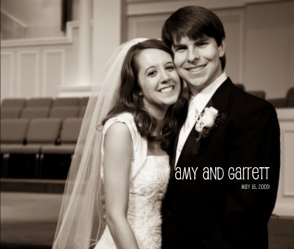 Amy and Garrett May 16, 2009 book cover