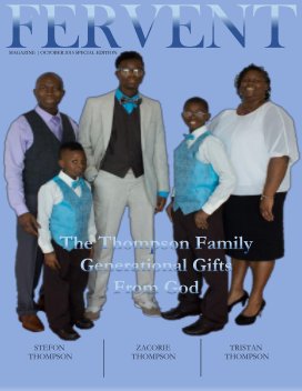 Fervent Magazine Special Edition "The Thompson Family Gifts from God" book cover