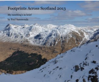 Footprints Across Scotland 2013 book cover