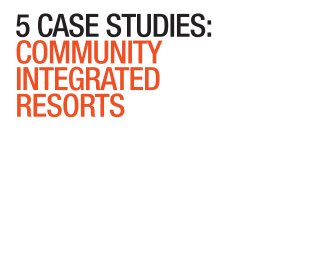 CIR - Community Integrated Resorts (Graduate) book cover