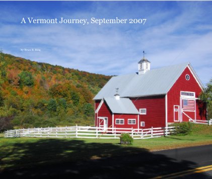 A Vermont Journey, September 2007 book cover