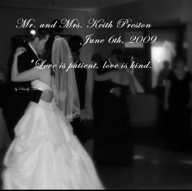 Mr. and Mrs. Keith Preston June 6th, 2009 book cover