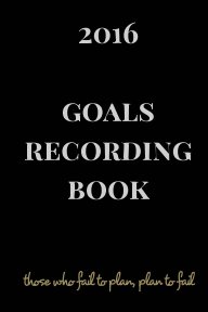 Goals Recording Book book cover