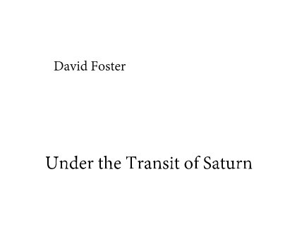 Under the Transit of Saturn book cover