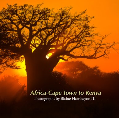 Africa-Cape Town to Kenya_12x12 book cover