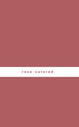rose colored book cover