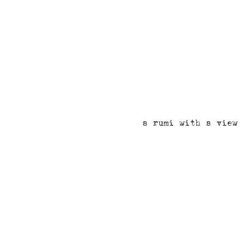 View a rumi with a view by Alessandro Durini di Monza & Maryam Mafi