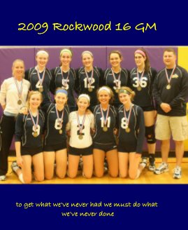 2009 Rockwood 16 GM book cover