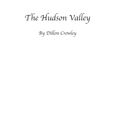 The Hudson Valley book cover