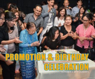 Promotion and Birthday Celebration book cover