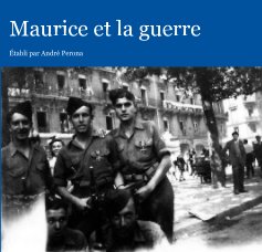 Maurice et la guerre 2e version book cover