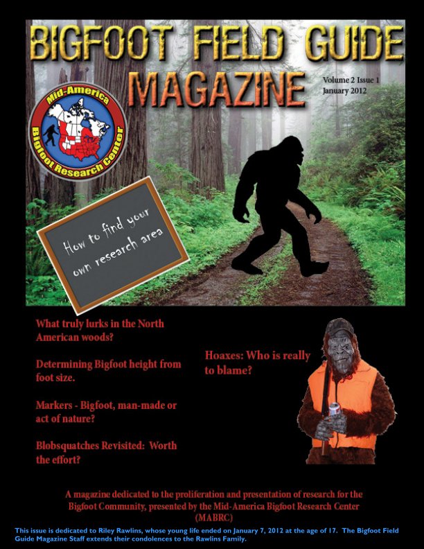 Ver Bigfoot Field Guide January 2012 por DW Lee
