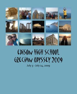 EHS Grecian Odyssey 2009 book cover