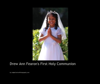 Drew Ann Fearon's First Holy Communion book cover