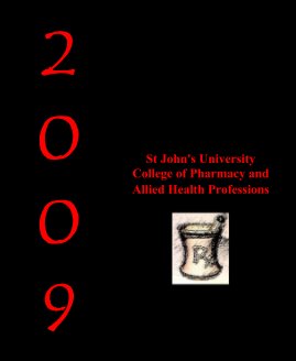 SJU Pharmacy Yearbook 2009 book cover