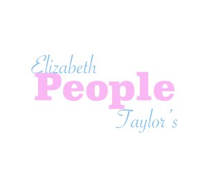 Elizabeth Taylor's People book cover