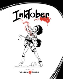 Inktober 2015 - William Thorup - Softcover book cover
