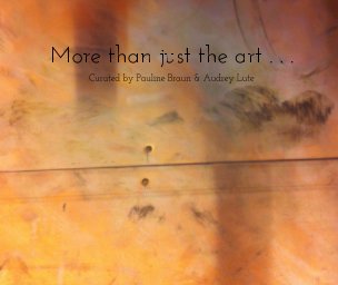 More than just the art . . . book cover