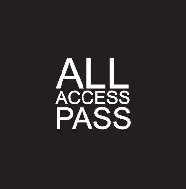 ALL ACCESS PASS uncoated book cover
