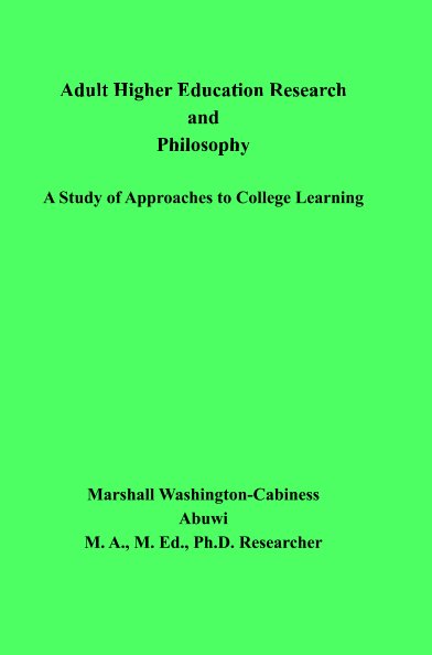 Ver Booker T. Washington and Adult Higher Education por Marshall Washington-Cabiness Abuwi