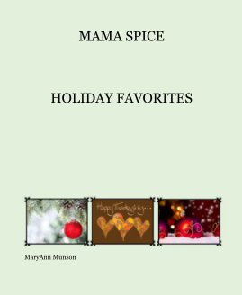 Mama Spice Holiday Favorites book cover