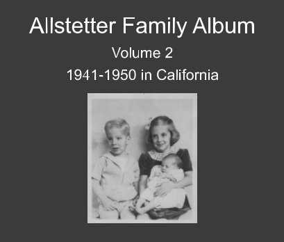 Allstetter Family Album book cover