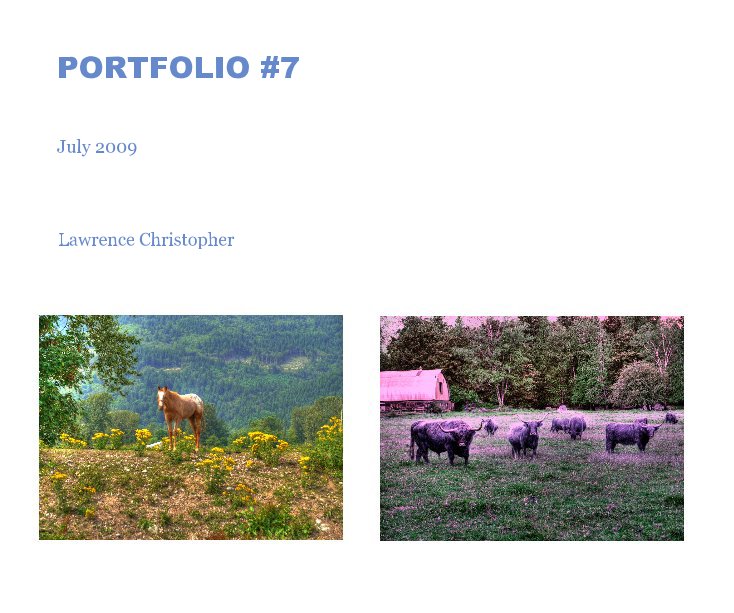View PORTFOLIO #7 by Lawrence Christopher